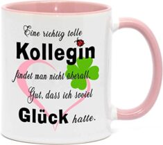 Spruchtasse für Arbeitskollegin