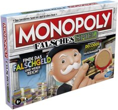 Hasbro Monopoly Falsches Spiel, Brettspiel für Familien und Kinder ab 8 Jahren