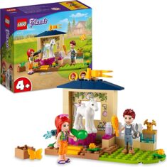 LEGO Friends Ponypflege, Pferdestall mit Pferd-Figur und Mia Mini-Puppe