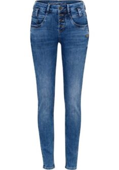 Otto Deal des Tages- GANG Slim-fit-Jeans »CARLI« mit offener Knopfleiste