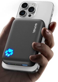 SAFUEL Magnetische Kabellose Power Bank 10000mAh