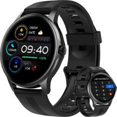 Smartwatch Herren mit Coupon 20€ günstiger