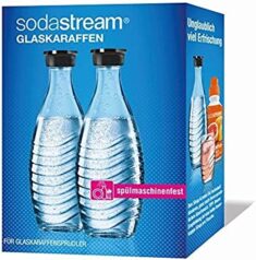 SodaStream DuoPack, 2x 0,6 L Glaskaraffe
