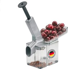 Westmark Kirschenentkerner:-entsteiner mit schräggestellter Schütte und großer Kernkassette
