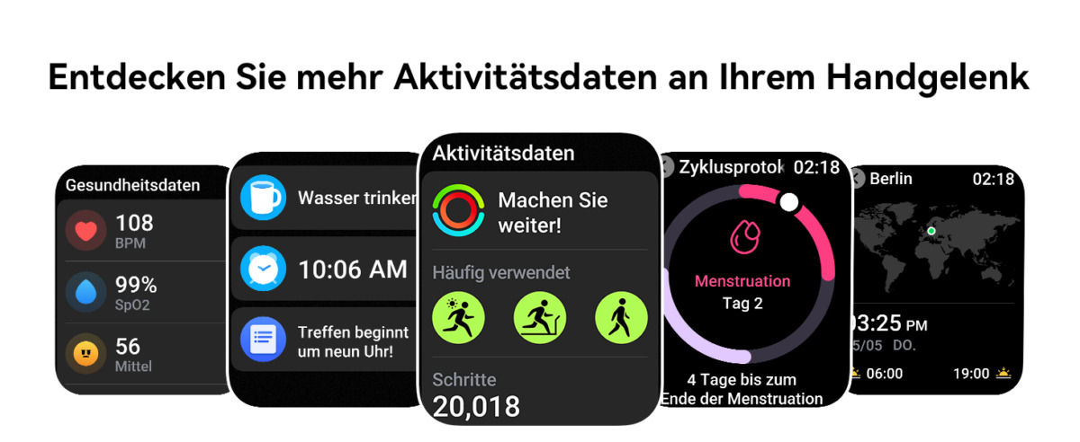 Smartwatch für Damen und Herren, 1.78" AMOLED Bildschirm mit 100+ Sportmodi, 12-tägige Akkulaufzeit 22 c8534398 420f 406b b756 08c8c51aff92. CR001464600 PT0 SX1464 V1