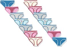 Amazon Essentials Mädchen Bikini-Unterwäsche, 14er-Packs