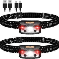 BRGOOD LED Stirnlampen im 2er Pack