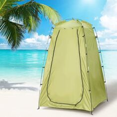 BRGOOD Pop Up Umkleidezelt für Schwimmbad, Strand oder Camping
