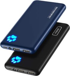 INIU Power Bank, [2er Pack] 10000mAh Slim & Light USB C