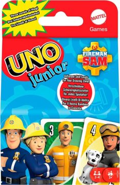 Mattel Games HFC80 – UNO Junior Feuerwehrmann Sam