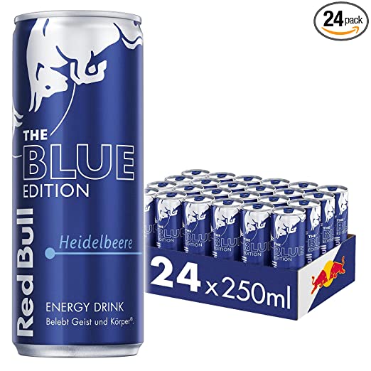Red Bull Energy Drink Blue Edition