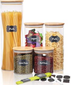 Vorratsgläser mit Deckel im 5er- : 7er Set 40% günstiger