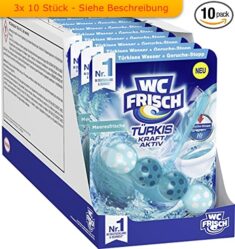 WC FRISCH Kraft Aktiv Türkisspüler Meeresfrische (10er Pack)