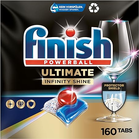 Finish Ultimate Infinity Shine Spülmaschinentabs (160 Tabs)