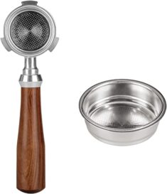 Irishom 51 mm bodenloser Siebträger, kompatibel mit DeLonghi Espressomaschinen EC680 und EC685