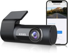 KAWA 2K 1440P Voll QHD Dashcam – 360 Grad drehbares Gehäuse, eingebautes WLAN