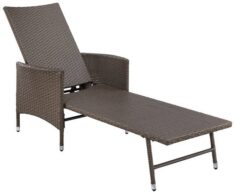 Otto Deal des Tages- KONIFERA Gartenliege Mailand, Polyrattan, 4-fach verstellbar, inkl. Auflage