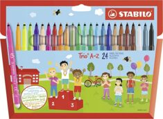STABILO Trio A-Z Filzstifte im 24er Pack
