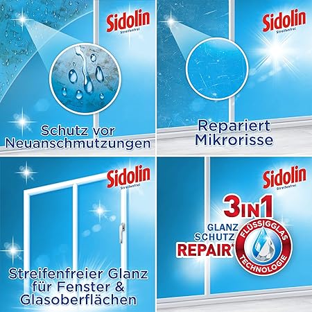 Sidolin Glasreiniger streifenfrei