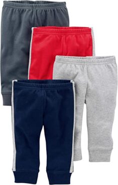 Simple Joys by Carter’s Baby Jungen Hose Baumwolle, 4er-Pack