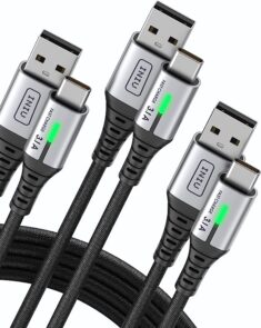 INIU USB C Ladekabel USB C [3 Stück/0,5+2+2m]