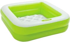 Intex aufblasbares quadratisches Planschbecken 86x86x25 cm