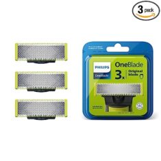Philips OneBlade Ersatzklinge für alle OneBlade und OneBlade Pro Modelle, 3 Stück (Modell QP230/50)