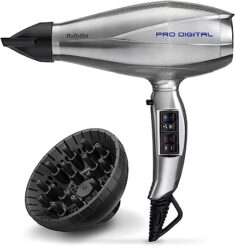 BaByliss Pro Digital 2200 Watt Profi-Haartrockner mit Ionen-Technologie und Keramikbeschichtung