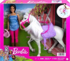 Barbie HCJ53 – Pferd & Puppe Spielset