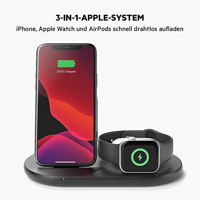 Belkin drahtloses 3 in 1 Ladegeraet2