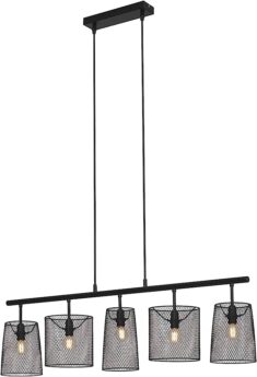 Briloner Leuchten – Pendelleuchte, Pendellampe 5-flammig