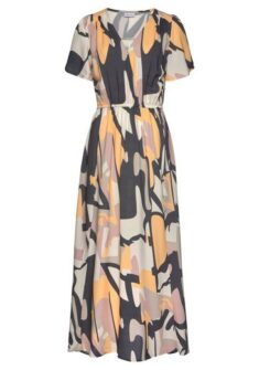 LASCANA Maxikleid mit grafischem Druck