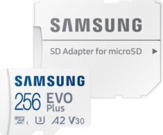 Otto Deal des Tages- Samsung EVO Plus 256GB microSDXC Full HD & 4K UHD inkl. SD-Adapter Speicherkarte (256 GB, UHS Class 10, 130 MB:s Lesegeschwindigkeit)
