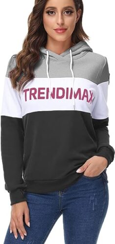 TrendiMax Damen Kapuzenpullover