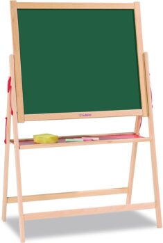 Eichhorn magnetische Kindertafel mit 10 Kreiden und Schwamm