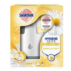 Sagrotan No-Touch Automatischer Seifenspender mit Nachfüller Lotusblüte und Kamille
