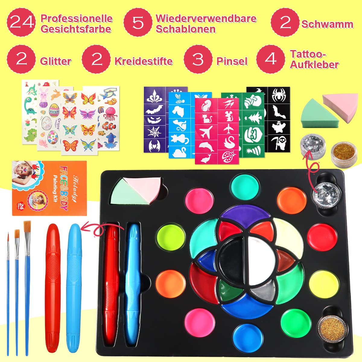 Kinderschminke Set