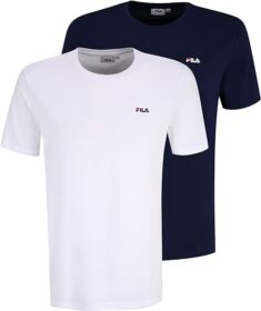 FILA Herren Brod Tee:Double Pack T-Shirt