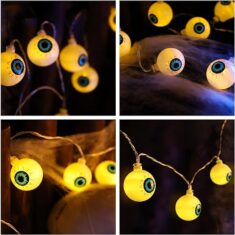 Halloween Deako LED Lichterkette Augapfel (10er)