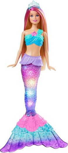 Otto Deal des Tages: Barbie Dreamtopia Anziehpuppe Zauberlicht Meerjungfrau