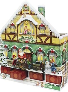 ROTH Adventskalender Weihnachtshaus zum Befüllen