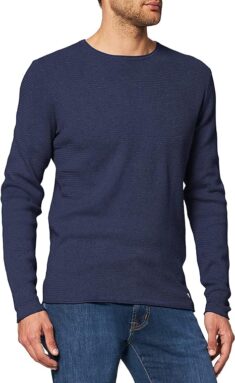 TOM TAILOR Denim Herren Crewneck Strickpullover