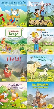 WWS Pixi-Box 301- Mit Pixi in den Bergen