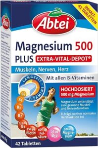 Abtei Magnesium 500 Plus Extra-Vital-Depot, 42 Tabletten