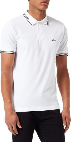 BOSS Herren Paul Curved Polohemd