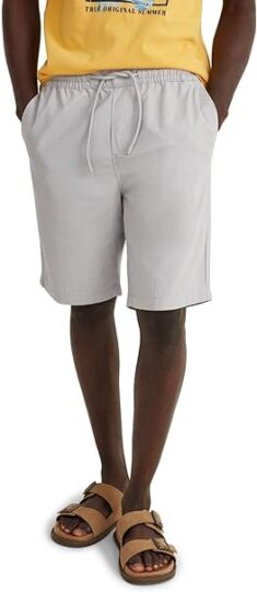 C&A Herren Chino Shorts Baumwolle in Grau (S-XXL)