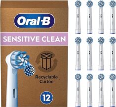 Oral-B Pro Sensitive Clean Aufsteckbürsten für elektrische Zahnbürste, 12 Stück
