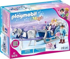 PLAYMOBIL Magic 9474 Schlitten mit Königspaar, Ab 4 Jahren