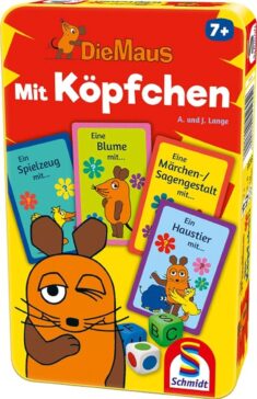 Schmidt Spiele- Die Maus, Mit Köpfchen (51255), Reisespiel