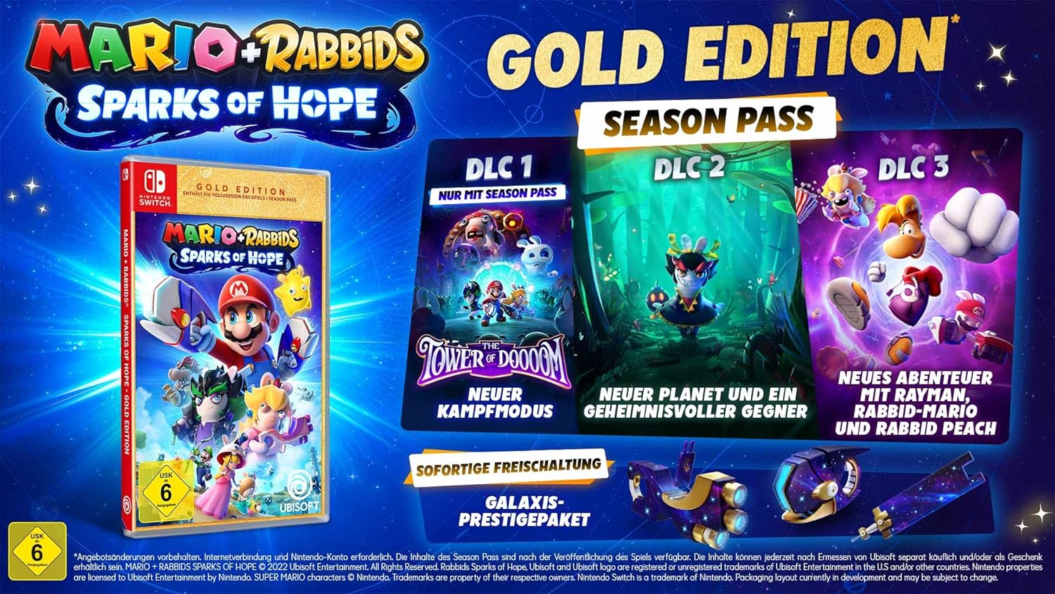 Mario + Rabbids Sparks of Hope in der Gold Edition